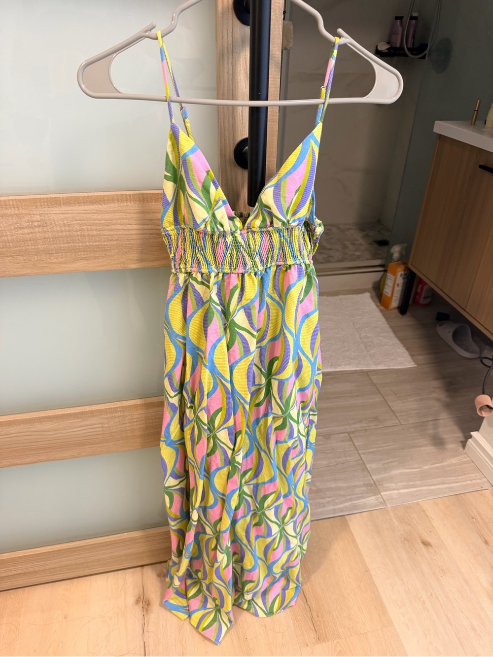 Zara Multi-Color Patterned One-Piece Dress